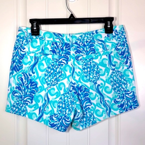 Lilly Pulitzer Callahan Knit Shorts Bennet Blue Out of the Blue Size 2 N… - Picture 2 of 8